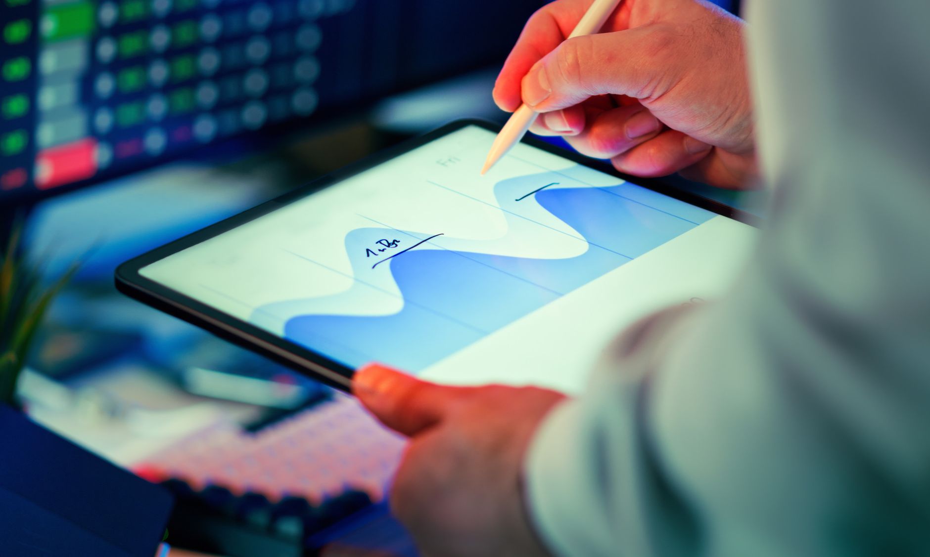 A premium review session using analytical reports
